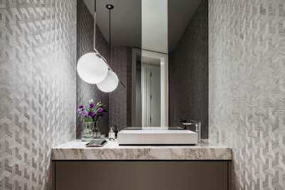  Contemporary Apartment Bathroom. Oceanside Residence  by B+G Design Inc.