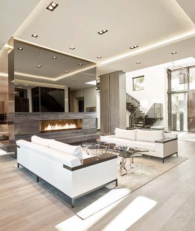  Contemporary Family Home Living Room. Royal Palm Residence  by B+G Design Inc.