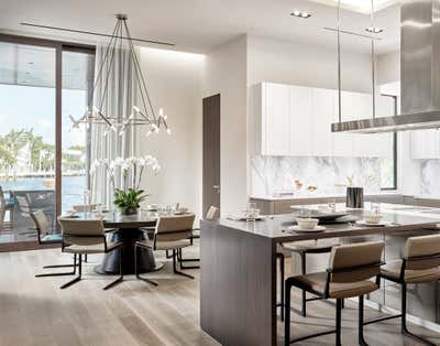  Modern Family Home Kitchen. Royal Palm Residence  by B+G Design Inc.