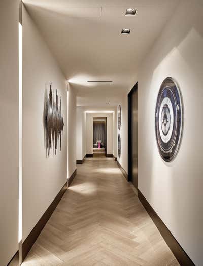  Modern Apartment Entry and Hall. Intracoastal Residence by B+G Design Inc.