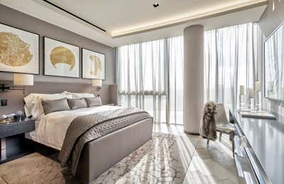 Contemporary Bedroom. Intracoastal Residence by B+G Design Inc.