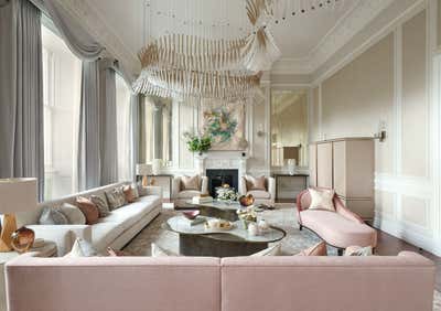  Modern Family Home Living Room. Hyde Park Townhouse by Katharine Pooley London.
