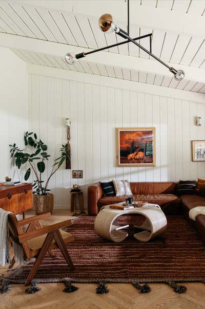  Organic Rustic Family Home Living Room. Linda Vista Midcentury Ranch by A1000xBetter.