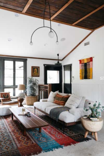  Eclectic Organic Family Home Living Room. Malibu Canyon Ranch by A1000xBetter.