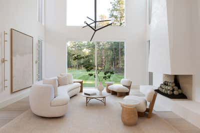  Contemporary Country House Living Room. Hamptons Modern by Chango & Co..