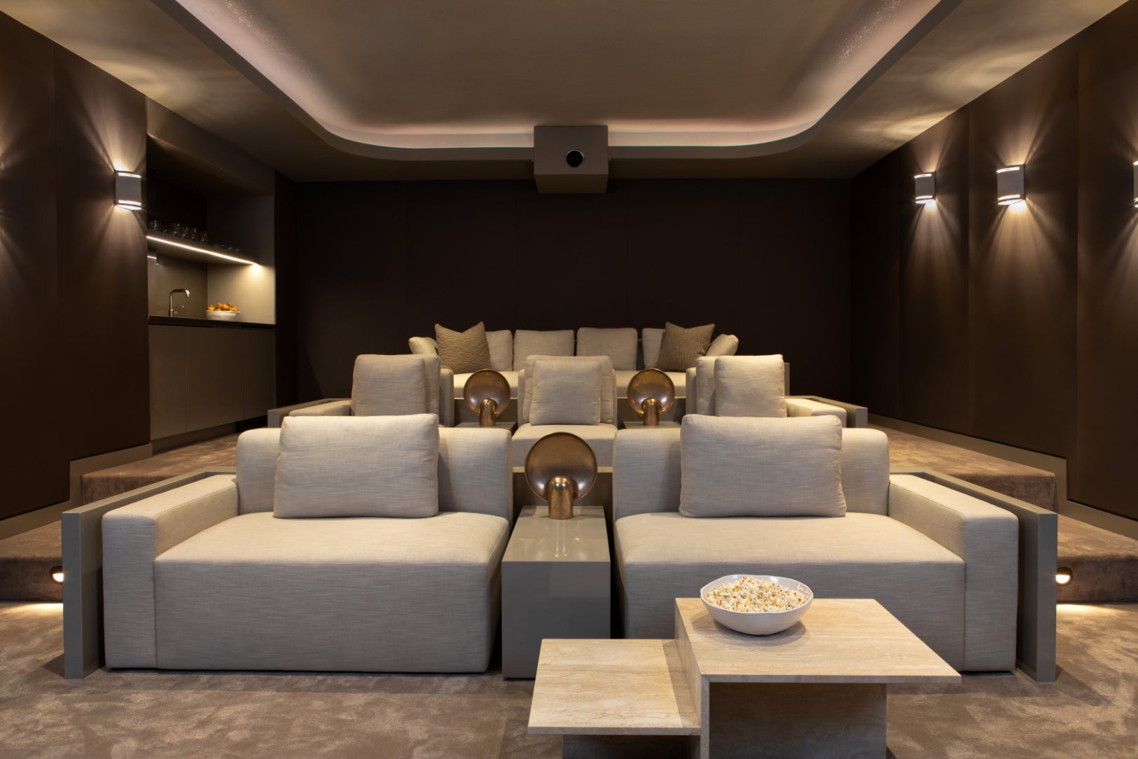 Contemporary Bar and Game Room