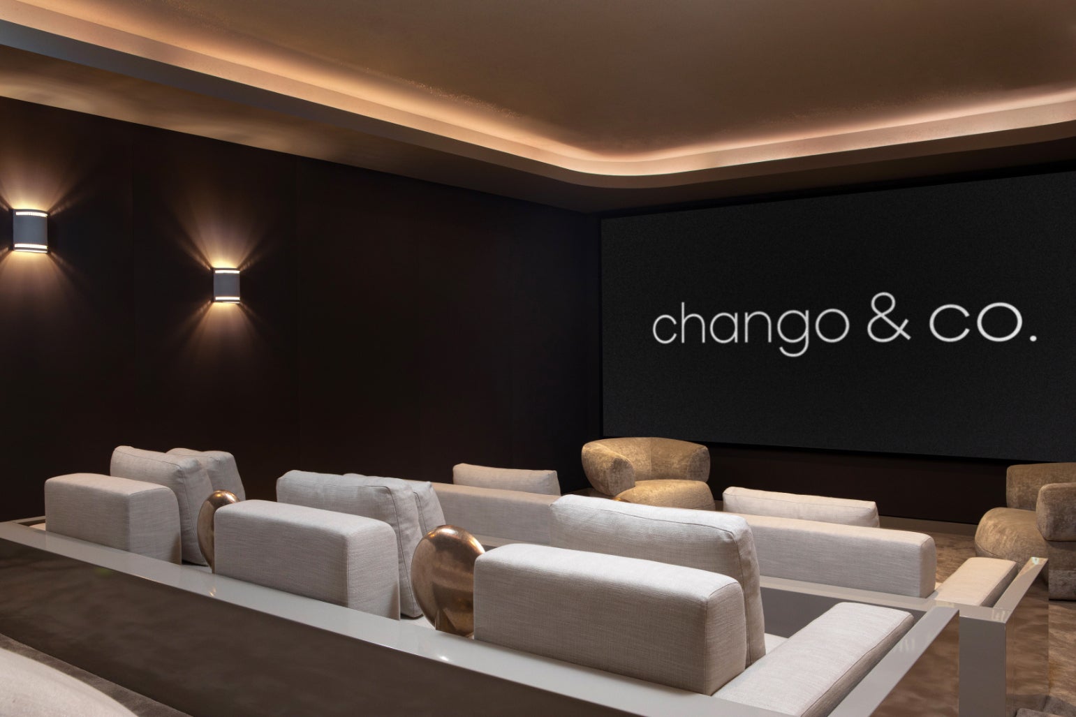 Contemporary Bar and Game Room