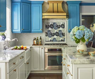  Transitional Family Home Kitchen. Buena Road by Lisa Wolfe Design.