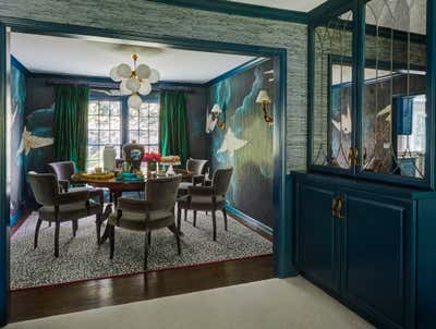  Eclectic Family Home Dining Room. Buena Road by Lisa Wolfe Design.