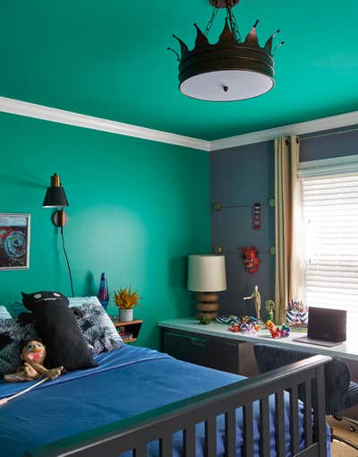  Transitional Family Home Children's Room. Buena Road by Lisa Wolfe Design.