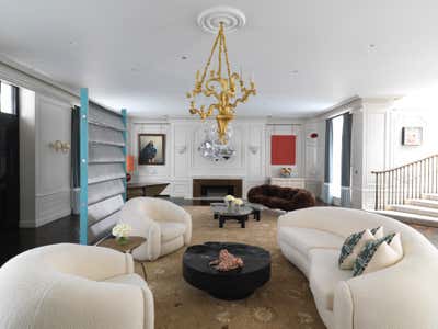  Eclectic Family Home Lobby and Reception. Notting Hill Villa by Spinocchia Freund.