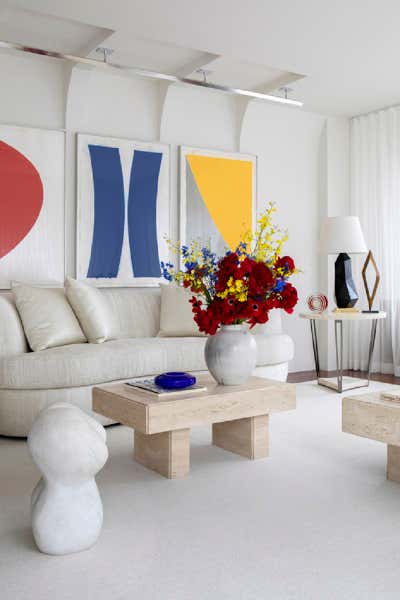  Traditional Apartment Living Room. Park Avenue Art Collectors  by Andrew Suvalsky Designs.