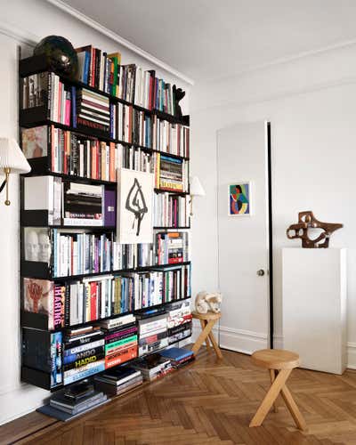  French Industrial Apartment Office and Study. Upper West Side Apartment by CARLOS DAVID.