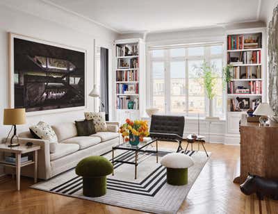  Contemporary Living Room. Upper West Side Apartment by CARLOS DAVID.