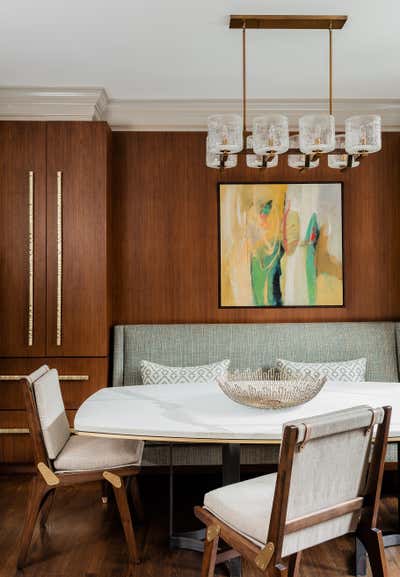 Contemporary Dining Room. Arlington Residence by Alan Tanksley, Inc..