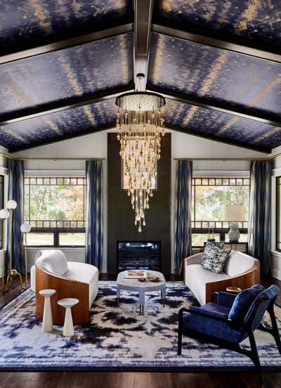  Hollywood Regency Living Room. Wine Country Home by Jeff Schlarb Design Studio.