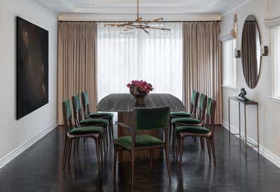 Contemporary Dining Room. Brentwood Residence by Claudia Afshar Design.