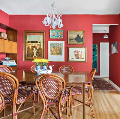  French Apartment Dining Room. Manhattan Dining Room by ECC Interiors LLC.