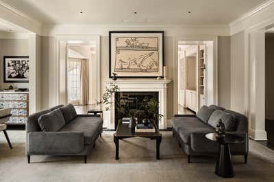  Eclectic Family Home Living Room. Scarsdale Estate by Sharon Rembaum Interior Design.