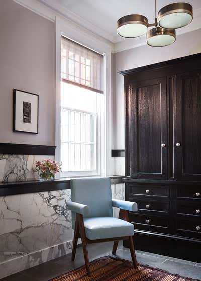 Arts and Crafts Scandinavian Family Home Bathroom. Gramercy Park Townhouse by Rupp Studio.