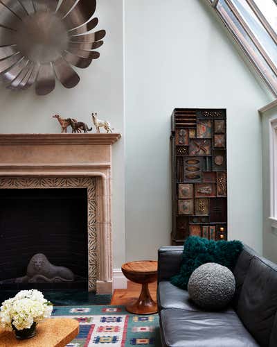  Scandinavian Family Home Living Room. Gramercy Park Townhouse by Rupp Studio.