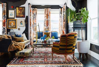 Eclectic Living Room. Chez Noz by Noz Design.