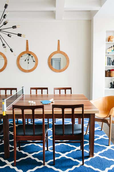  Mid-Century Modern Family Home Dining Room. Avenues Family House by Noz Design.