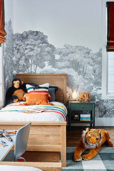  Maximalist Preppy Family Home Children's Room. Avenues Family House by Noz Design.
