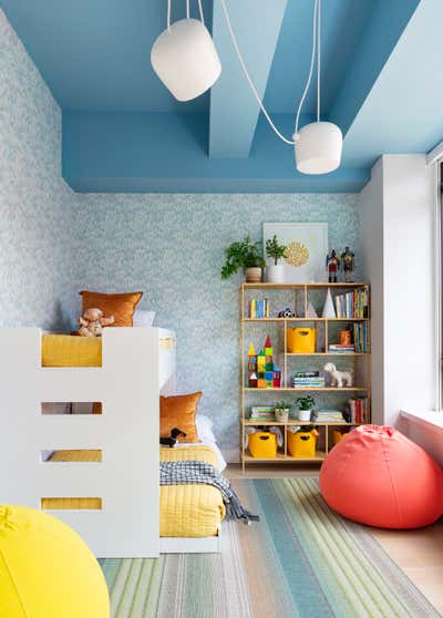 Modern Children's Room. West Village Loft by Lucy Harris Studio.
