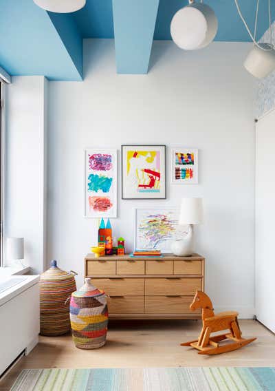 Modern Children's Room. West Village Loft by Lucy Harris Studio.