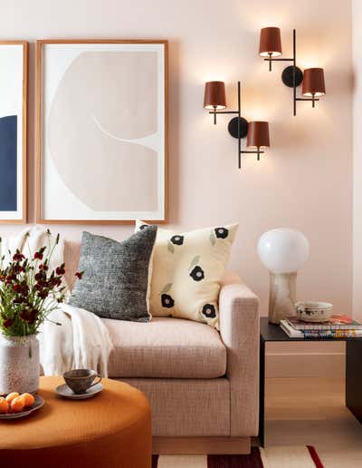 Modern Living Room. West Village Loft by Lucy Harris Studio.