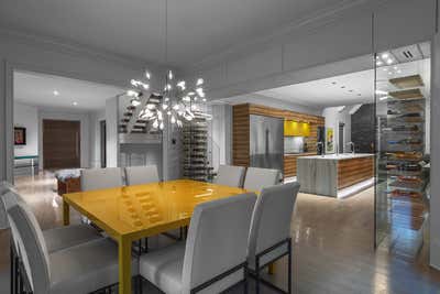  Modern Family Home Dining Room. Pine Hill by Jeffrey Bruce Baker Designs LLC.