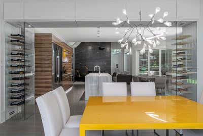  Modern Family Home Dining Room. Pine Hill by Jeffrey Bruce Baker Designs LLC.