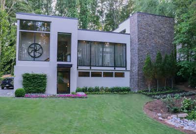  Contemporary Family Home Exterior. Hillside by Jeffrey Bruce Baker Designs LLC.