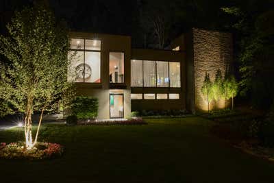  Industrial Family Home Exterior. Hillside by Jeffrey Bruce Baker Designs LLC.