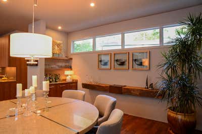  Contemporary Family Home Dining Room. Hillside by Jeffrey Bruce Baker Designs LLC.