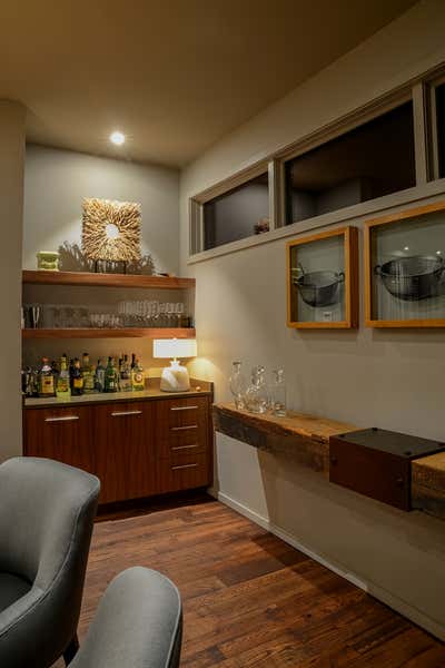  Contemporary Family Home Bar and Game Room. Hillside by Jeffrey Bruce Baker Designs LLC.
