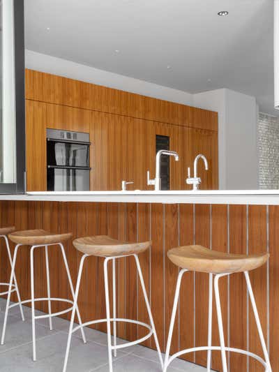  Minimalist Family Home Kitchen. Cubist Mansion by Jeffrey Bruce Baker Designs LLC.