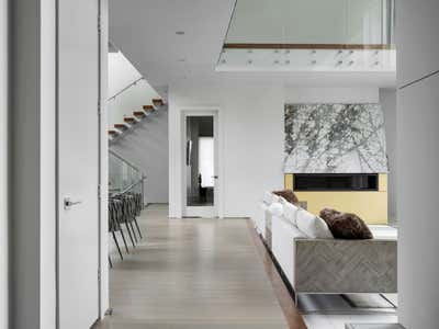  Minimalist Family Home Living Room. Cubist Mansion by Jeffrey Bruce Baker Designs LLC.