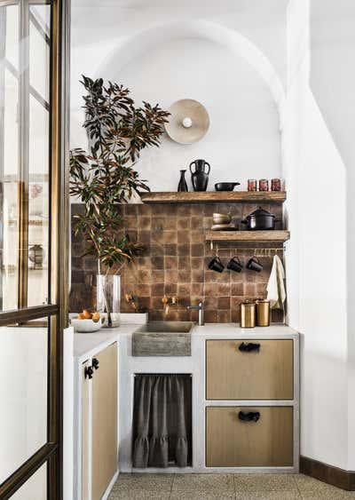  Mediterranean Mixed Use Kitchen. Kate Nixon Store and Offices by Kate Nixon.