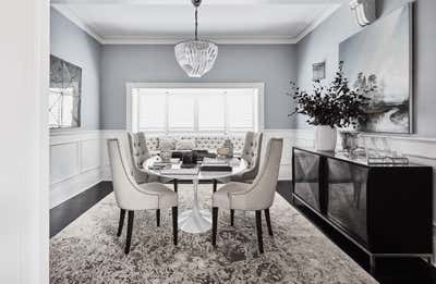  Art Deco Apartment Dining Room. Blue Caviar by Kate Nixon.