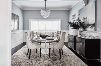 Regency Apartment Dining Room. Blue Caviar by Kate Nixon.