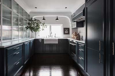  Art Deco Kitchen. Blue Caviar by Kate Nixon.