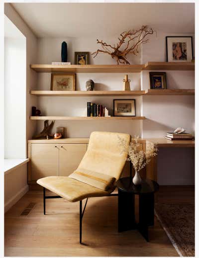  Scandinavian Organic Family Home Office and Study. Park Slope Townhouse by Jocelyn Kaye Stylist.