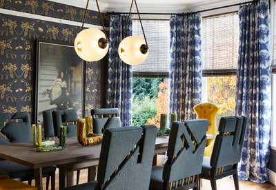  Hollywood Regency Dining Room. Mill Valley Home by Jeff Schlarb Design Studio.