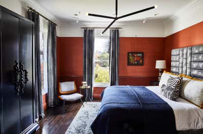  Mid-Century Modern Family Home Bedroom. Mill Valley Home by Jeff Schlarb Design Studio.