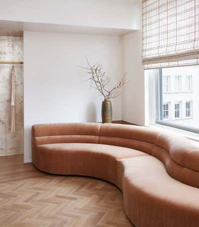  Bohemian Living Room. Ulla Johnson Showroom by Rafael de Cárdenas, Ltd..