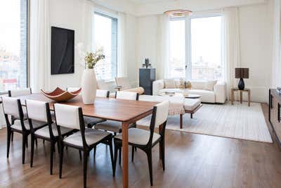 Modern Dining Room. Carnegie Hill Residence by Lena Wang Interiors, LLC.