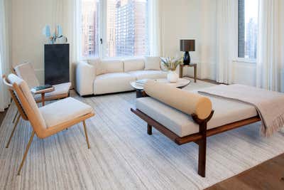  Modern Apartment Living Room. Carnegie Hill Residence by Lena Wang Interiors, LLC.
