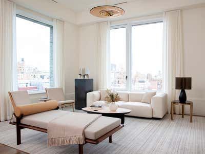  Modern Apartment Living Room. Carnegie Hill Residence by Lena Wang Interiors, LLC.